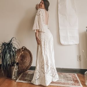 FP Summer Maxi Girl Dress BOHO Lace Maxi Gypsy